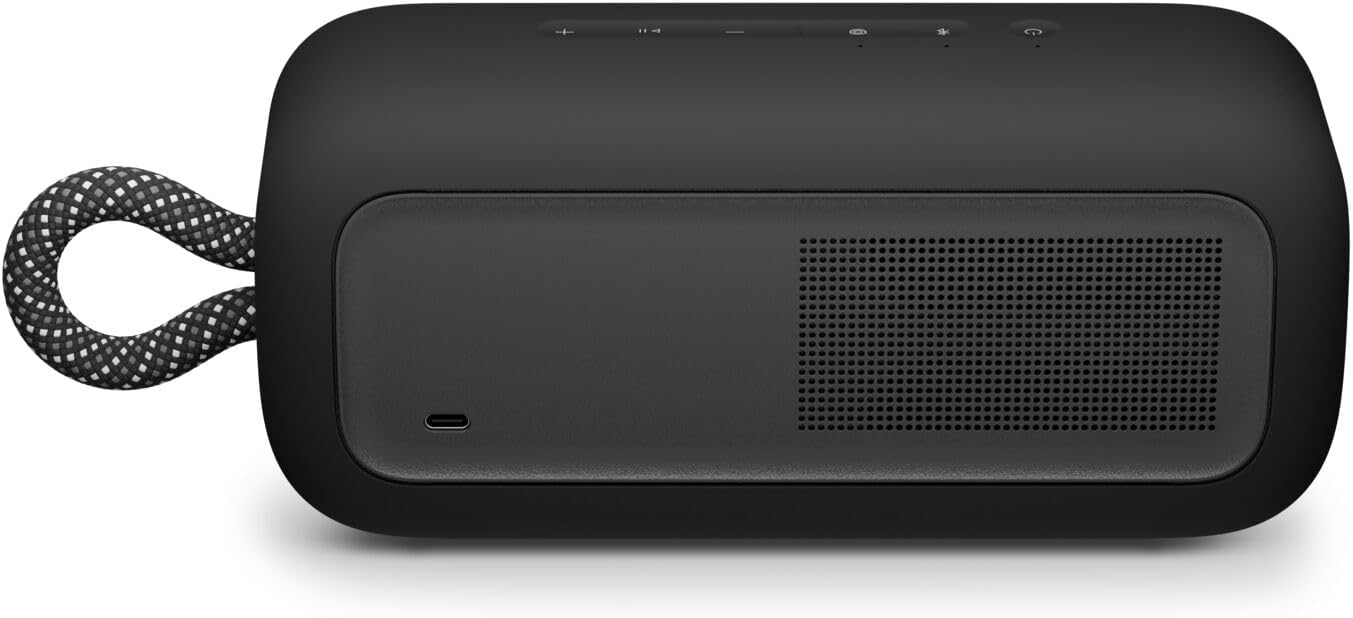 ORANGLES Plus Portable Bluetooth Speaker – Wireless Outdoor Waterproof & Dustproof Speaker with 20 Hours Battery Life, Stereo Sound (Black) - high resolution display - Image 2 of 5 | perfect for office | California | Free Shipping ORANGLES