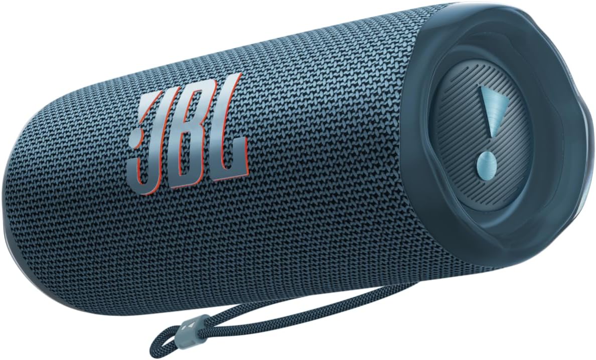 ORANGLES Flip 6 Portable Bluetooth Speaker – Powerful Sound & Deep Bass, IPX7 Waterproof Wireless Speaker with 12 Hours Playtime & PartyBoost (Blue)  - Main Product Image - professional product shot | Buy Flip 6 Portable Bluetooth Speaker – Powerful Sound & Deep Bass, IPX7 Waterproof Wireless Speaker with 12 Hours Playtime & PartyBoost (Blue) online USA | ORANGLES