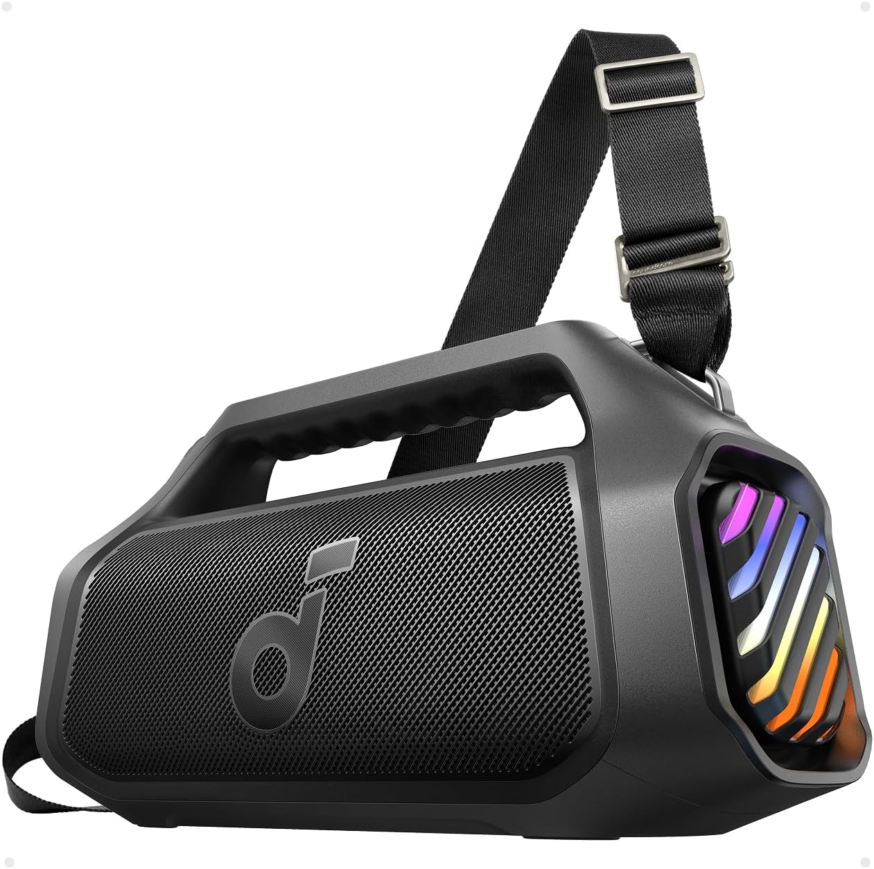ORANGLES Boom 2 Plus Portable Speaker by Anker – 140W Bluetooth Speaker with BassUp 2.0, IPX7 Waterproof, RGB Lights, 20H Playtime & Power Bank  - Main Product Image - professional product shot | Buy Boom 2 Plus Portable Speaker by Anker – 140W Bluetooth Speaker with BassUp 2.0, IPX7 Waterproof, RGB Lights, 20H Playtime & Power Bank online USA | ORANGLES