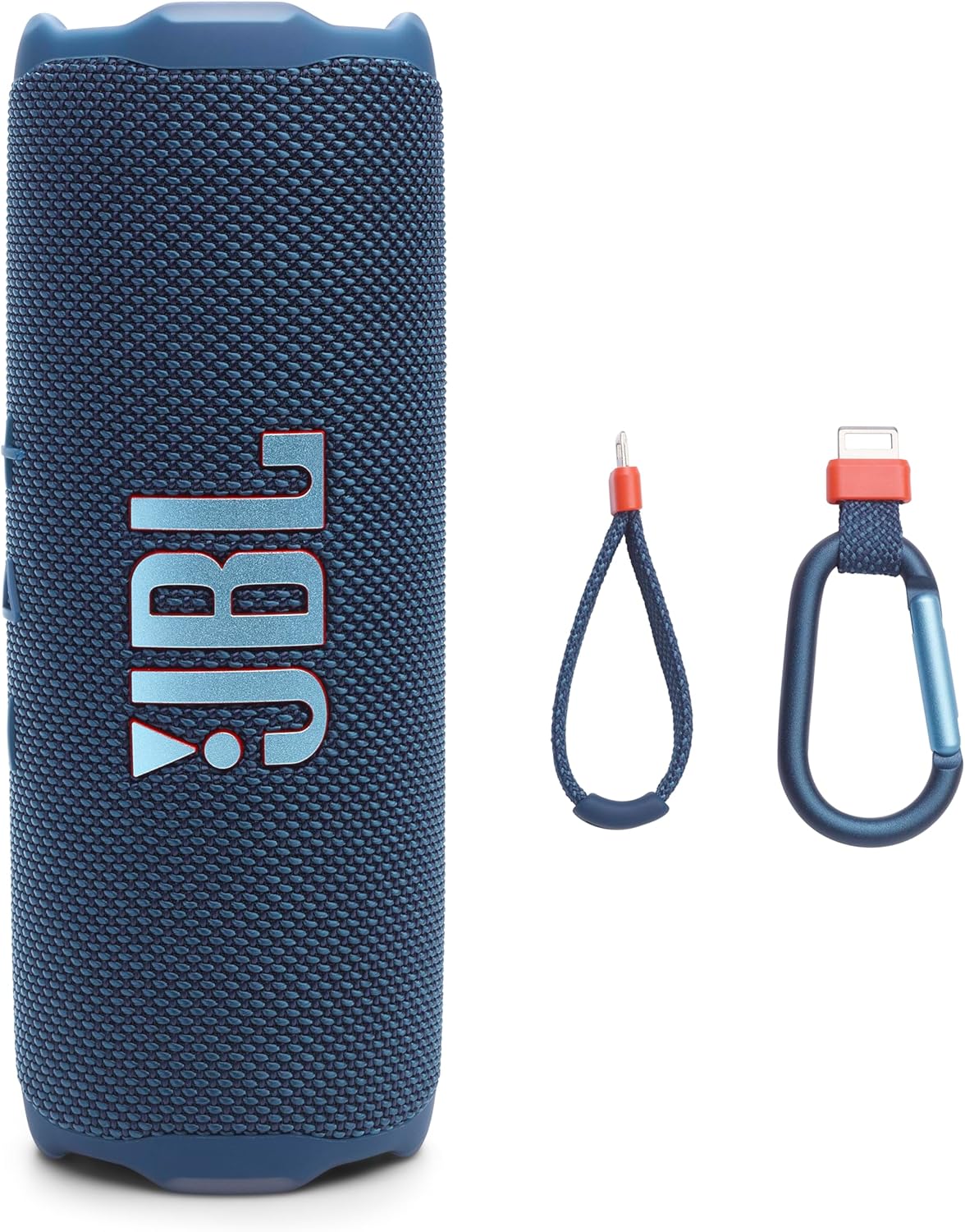 ORANGLES JBL Flip 7 Portable Waterproof Bluetooth Speaker – Drop-Proof Wireless Speaker with JBL Pro Sound, AI Boost, 16H Playtime & PushLock Accessories (Blue)  - Main Product Image - professional product shot | Buy JBL Flip 7 Portable Waterproof Bluetooth Speaker – Drop-Proof Wireless Speaker with JBL Pro Sound, AI Boost, 16H Playtime & PushLock Accessories (Blue) online USA | ORANGLES