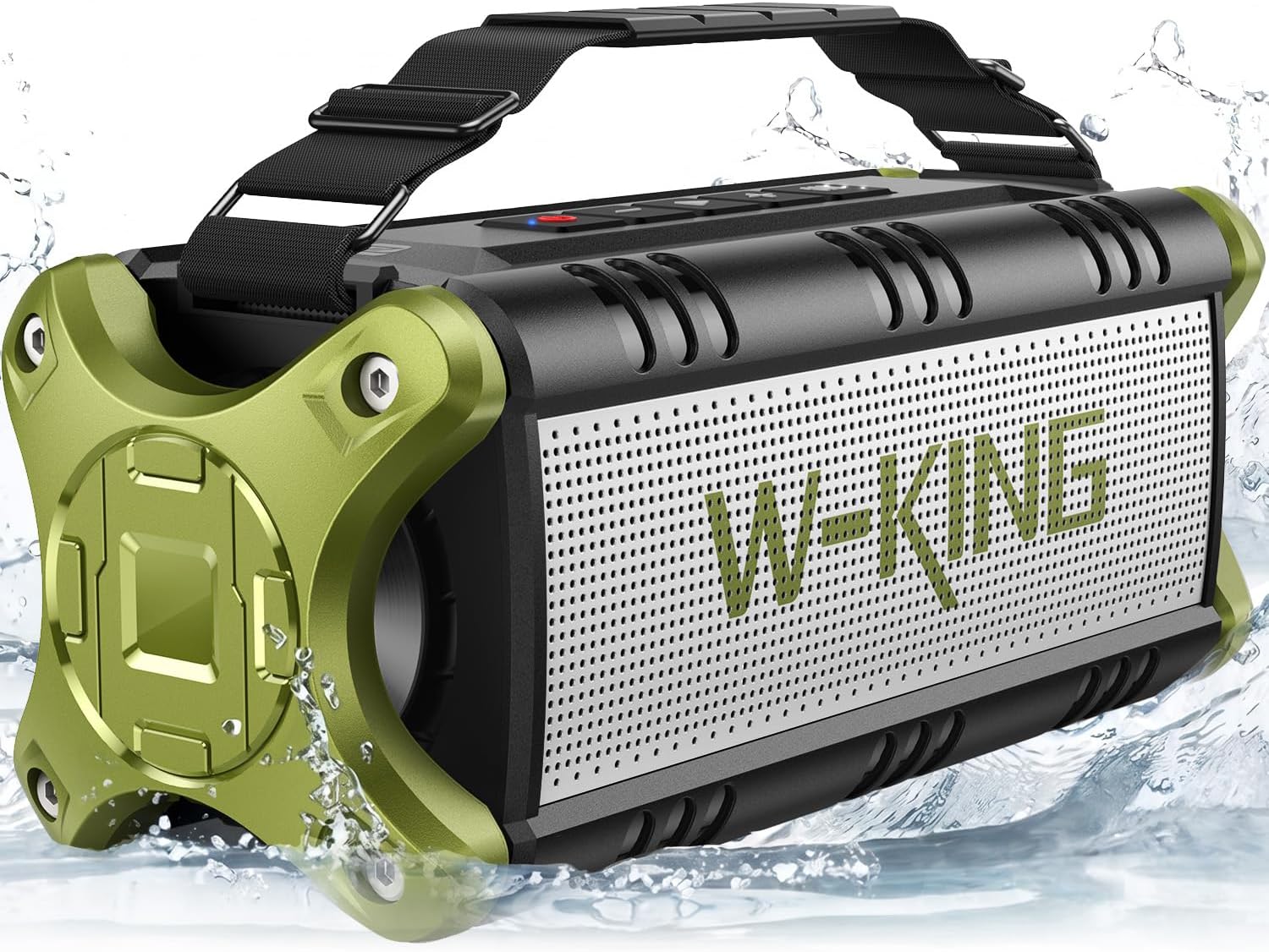 ORANGLES Portable Bluetooth Wireless Speaker 90W Max – Outdoor Boombox with 50W Deep Bass, IPX6 Waterproof, 40H Playtime, EQ & Dual Pairing for Beach, Garage & Jobsite  - Main Product Image - professional product shot | Buy Portable Bluetooth Wireless Speaker 90W Max – Outdoor Boombox with 50W Deep Bass, IPX6 Waterproof, 40H Playtime, EQ & Dual Pairing for Beach, Garage & Jobsite online USA | ORANGLES