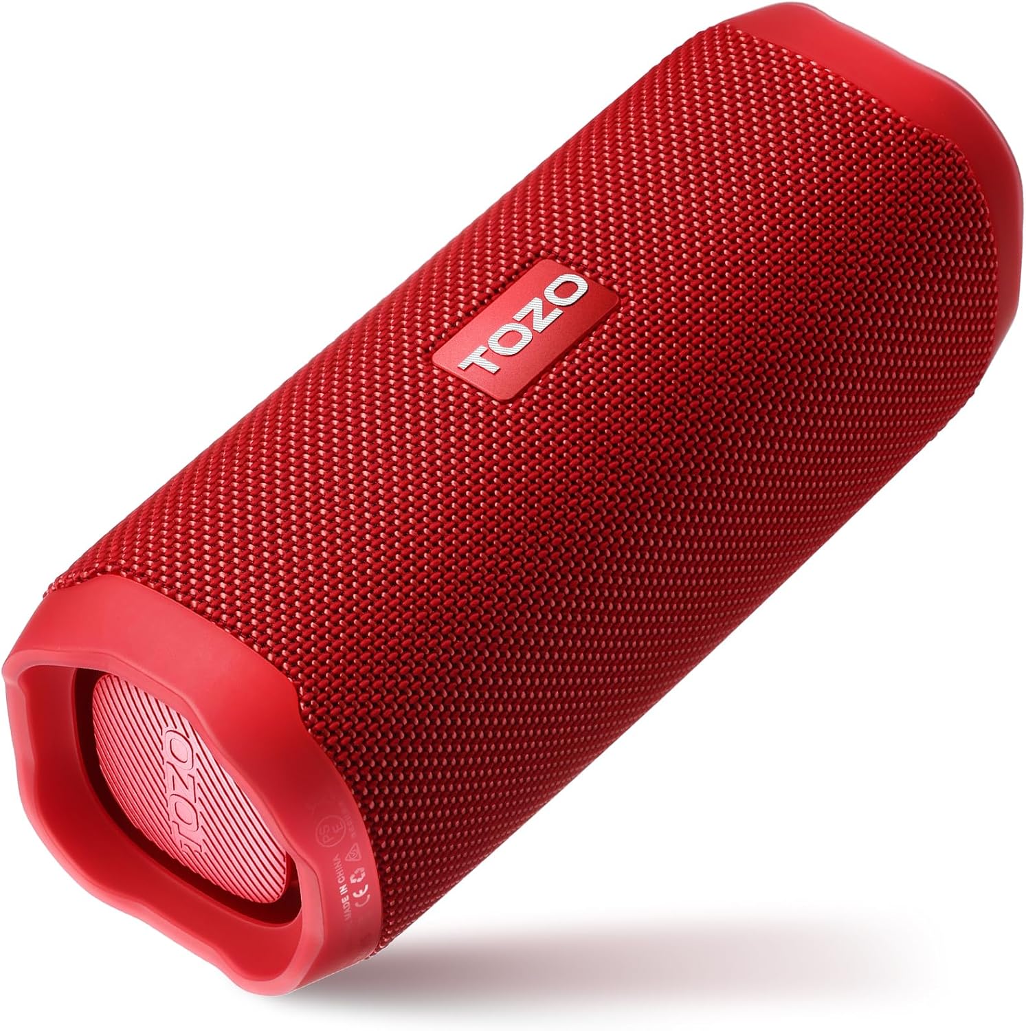 ORANGLES TOZO PA2 Bluetooth Speaker – Dual Drivers & Dual Bass Diaphragms, Deep Bass Loud Stereo Sound, 25H Playtime, Custom EQ App Portable Wireless Speaker (Red)  - Main Product Image - professional product shot | Buy TOZO PA2 Bluetooth Speaker – Dual Drivers & Dual Bass Diaphragms, Deep Bass Loud Stereo Sound, 25H Playtime, Custom EQ App Portable Wireless Speaker (Red) online USA | ORANGLES