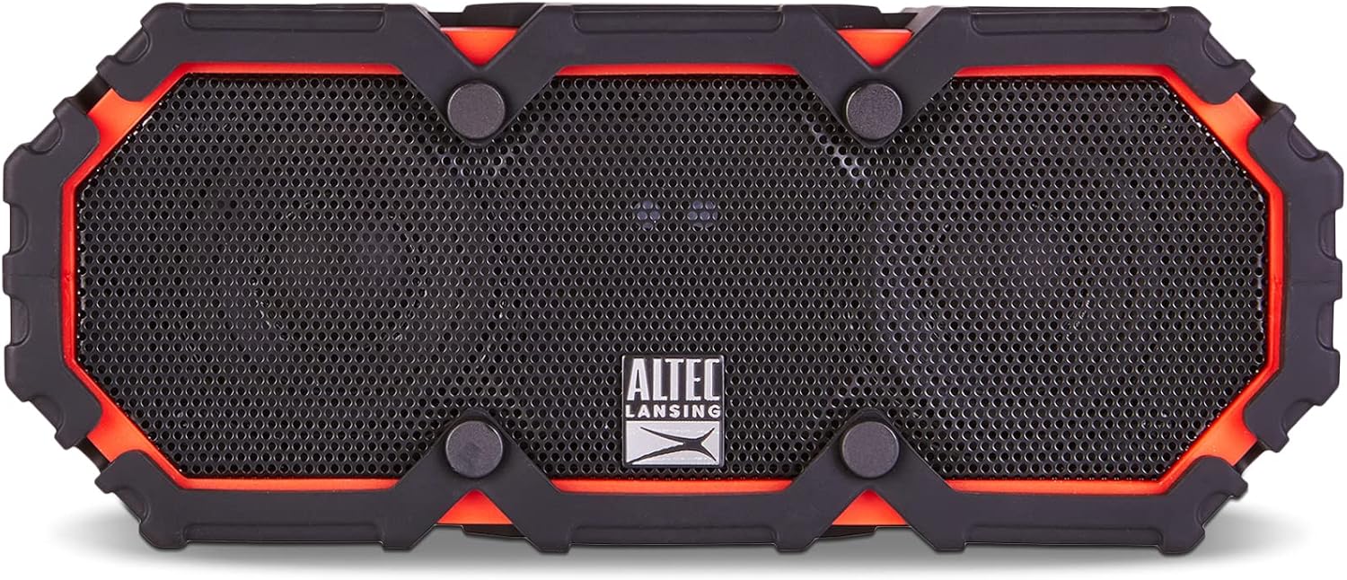 ORANGLES Altec Lansing LifeJacket 2 Waterproof Bluetooth Speaker – Floating Portable Outdoor Speaker with Deep Bass, Loud Sound & 30H Playtime  - Main Product Image - professional product shot | Buy Altec Lansing LifeJacket 2 Waterproof Bluetooth Speaker – Floating Portable Outdoor Speaker with Deep Bass, Loud Sound & 30H Playtime online USA | ORANGLES