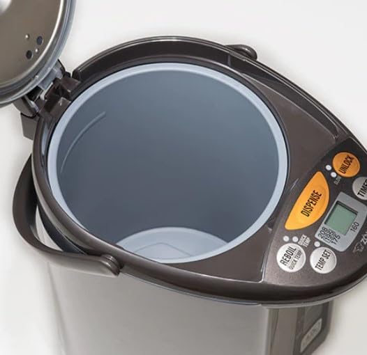 ORANGLES Micom Water Boiler and Warmer 4L (135 oz) – Electric Hot Water Dispenser with Keep Warm Function, Fast Heating & Large Capacity (Silver) - detailed closeup view - Image 3 of 5 | great for travel | Texas | Free Shipping ORANGLES