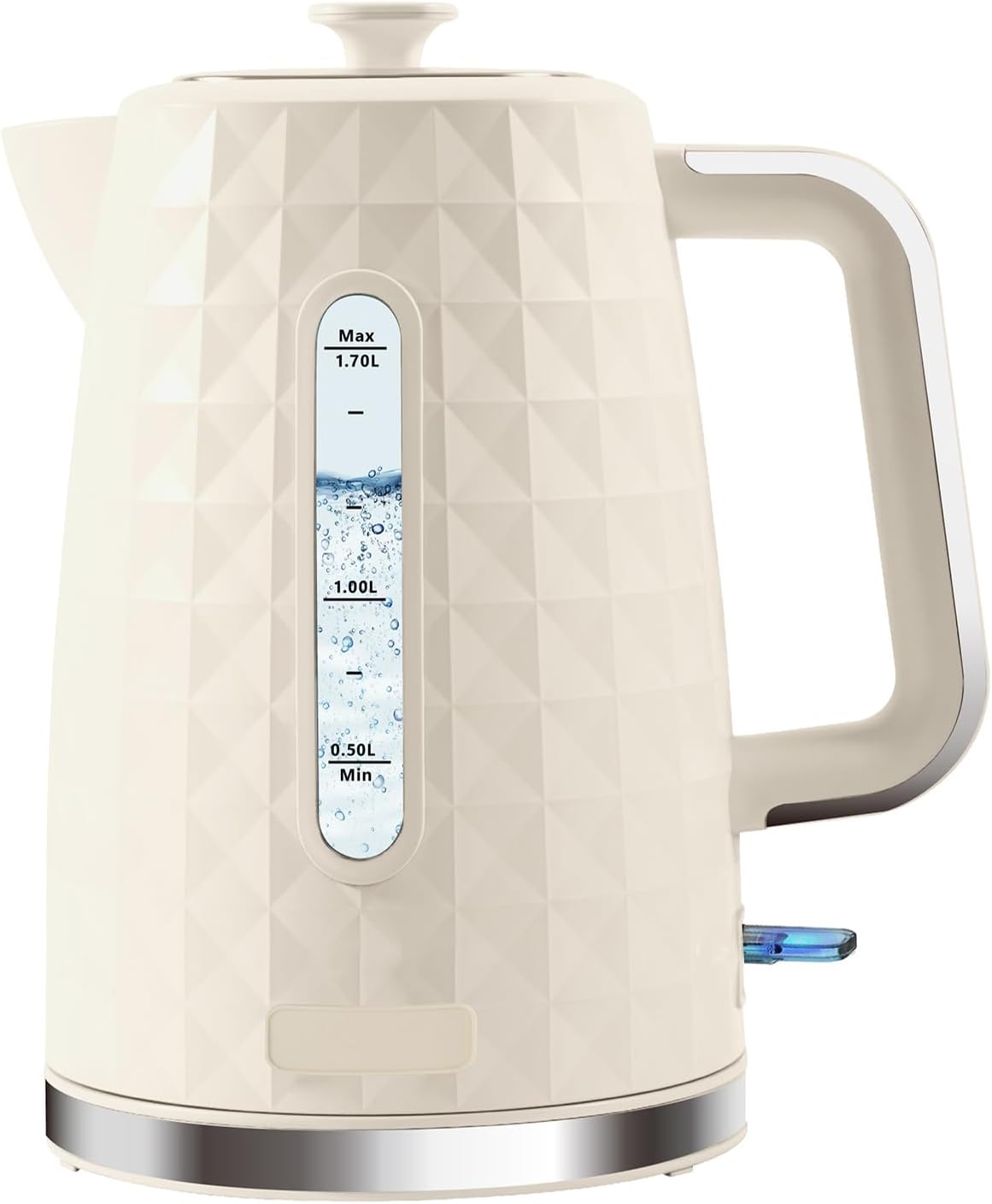 ORANGLES 1.7L Electric Kettle 1200W Fast Boiling – Cordless 360° Hot Water Boiler, Auto Shut-Off & Boil-Dry Protection Electric Tea Kettle for Coffee & Tea (Beige)  - Main Product Image - professional product shot | Buy 1.7L Electric Kettle 1200W Fast Boiling – Cordless 360° Hot Water Boiler, Auto Shut-Off & Boil-Dry Protection Electric Tea Kettle for Coffee & Tea (Beige) online USA | ORANGLES