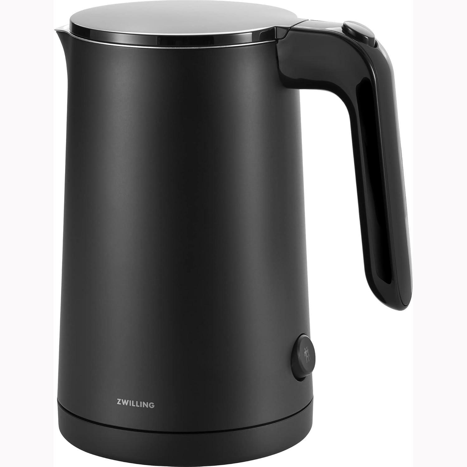 ZWILLING Enfinigy Cool Touch 1-Liter Electric Kettle – Cordless Tea Kettle & Hot Water Boiler with Fast Heating, Modern Black Design