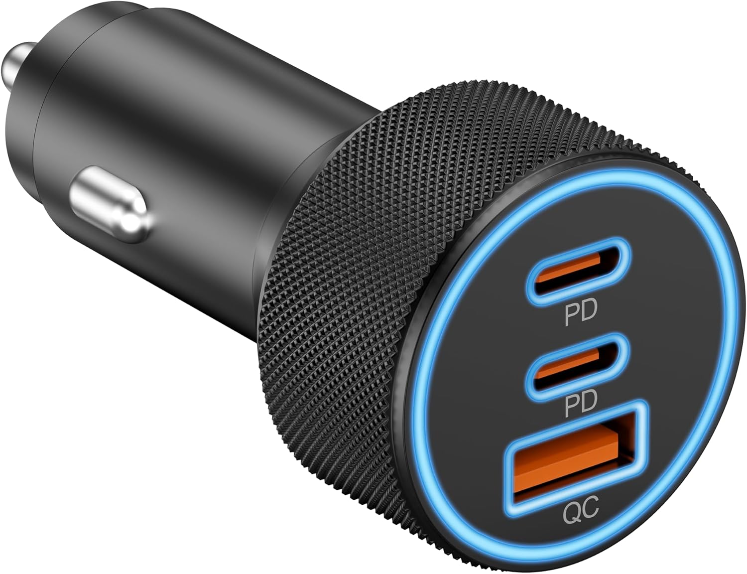 USB C Car Charger 67W – 3-Port Dual USB-C & USB-A Fast Car Phone Charger Adapter for iPhone 17/16/15, iPad, Galaxy S26/S25 & Android Devices