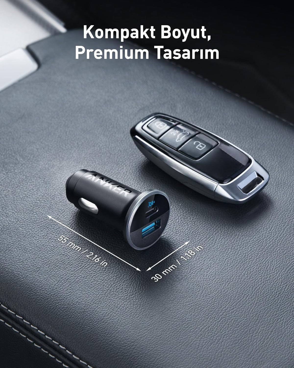 ORANGLES 323 USB-C Car Charger Adapter 52.5W – PowerIQ 3.0 Fast Cigarette Lighter Charger with USB-C Cable for iPhone 17/16/15, Galaxy S25 & Pixel - stunning visual - Image 7 of 7 | ideal for home | Ohio | Free Shipping ORANGLES