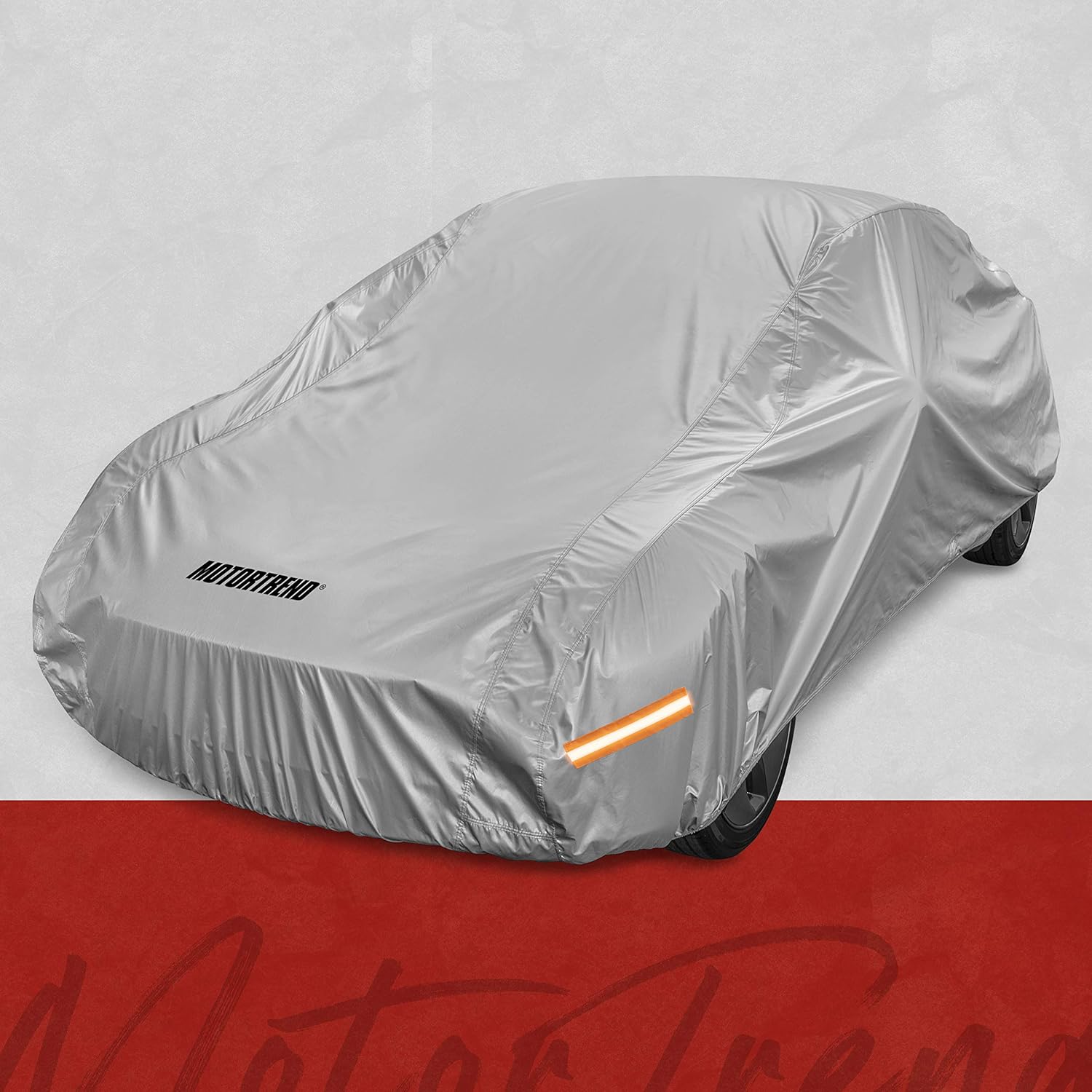 ORANGLES Motor Trend SafeKeeper Heavy Duty Car Cover – Waterproof All Weather Multi-Layer Truck & SUV Cover with Snow, Rain & UV Protection (Fits up to 210 Inch) - angled perspective - Image 4 of 4 | excellent for daily use | New York | Free Shipping ORANGLES