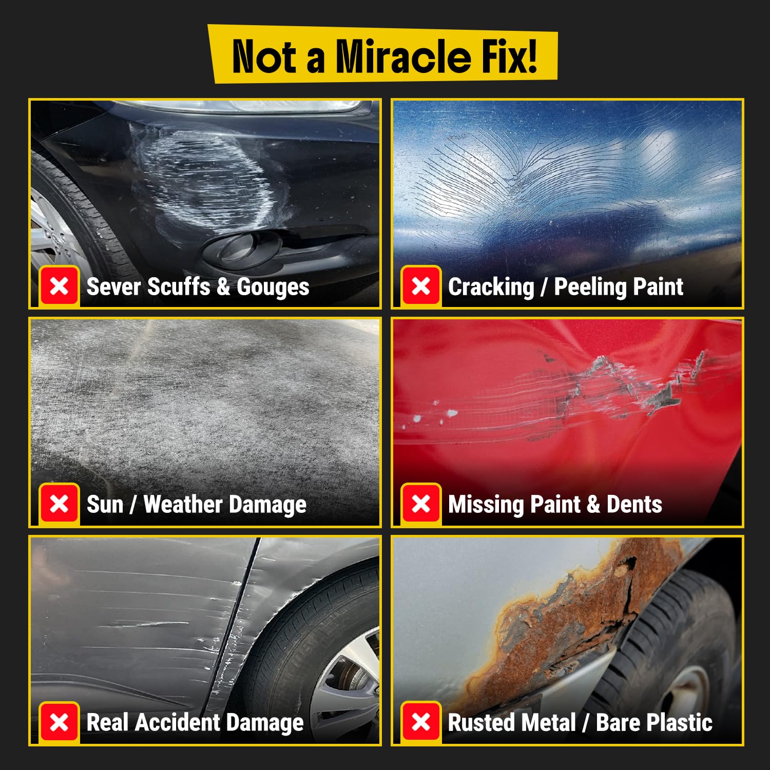 ORANGLES Carfidant Scratch Repair & Swirl Remover Kit – Car Paint Scratch Remover, Restorer Compound with Buffer Pad for Polishing & Waxing (8.4 fl oz) - high resolution display - Image 2 of 5 | perfect for office | California | Free Shipping ORANGLES