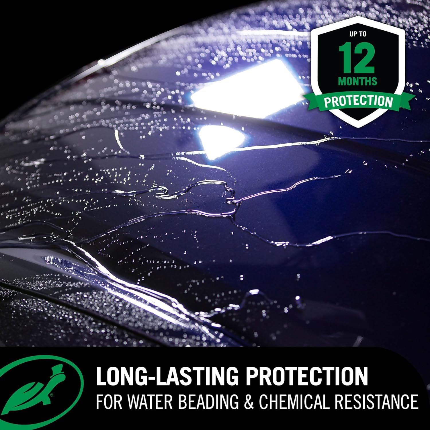 ORANGLES Turtle Wax Hybrid Solutions Ceramic Car Polish & Wax – Light Scratch Remover with Durable Paint Protection, High Gloss Shine & Extreme Water Beading (14 oz) - detailed closeup view - Image 3 of 6 | great for travel | Texas | Free Shipping ORANGLES