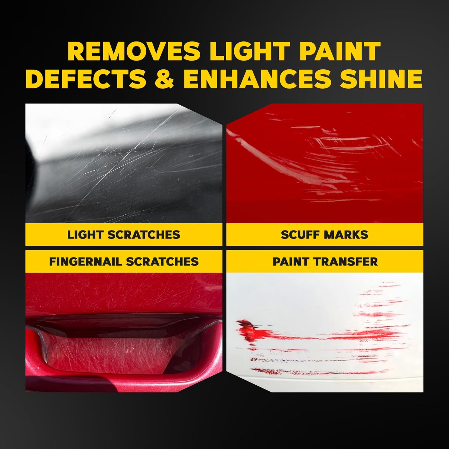 ORANGLES Meguiar's Quik Eraser Kit – Car Scratch Remover Kit with ScratchX, Drill-Mounted Polishing Pad & Microfiber Towel for Surface Blemish Repair (4 Count) - elegant presentation - Image 6 of 6 | designed for enthusiasts | Illinois | Free Shipping ORANGLES