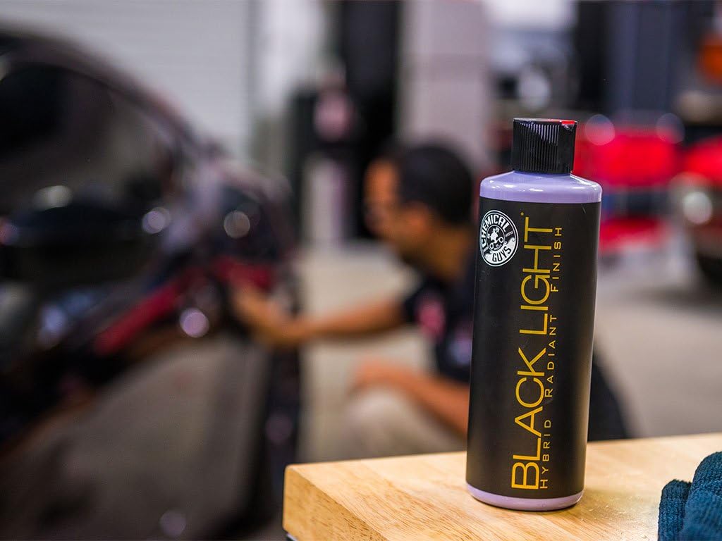 ORANGLES Chemical Guys Black Light Hybrid Radiant Finish – Premium Glaze & Car Sealant for Black & Dark Paint, Enhances Depth, Gloss & Protection (16 fl oz) - angled perspective - Image 4 of 5 | excellent for daily use | New York | Free Shipping ORANGLES