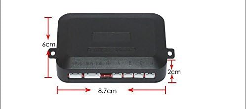 ORANGLES Car Reverse Backup Parking Sensor System – 4 Ultrasonic Sensors with Buzzer Alarm, 30–150cm Detection, Waterproof Radar Kit (X60D Black) - angled perspective - Image 4 of 5 | excellent for daily use | New York | Free Shipping ORANGLES