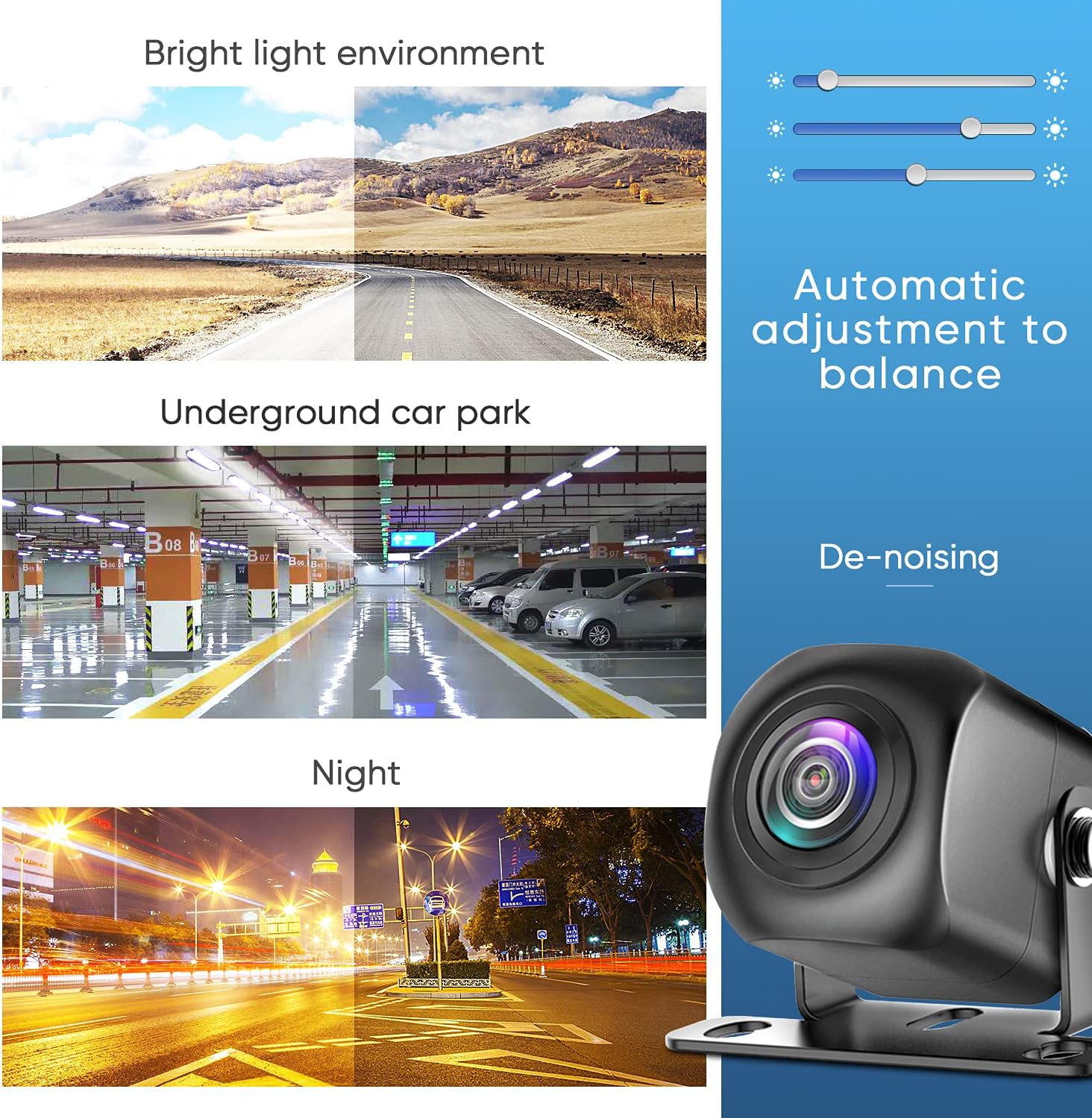 ORANGLES PixelMan AHD 1080P Backup Camera PMD2A-S – 170° Wide Angle Metal Rearview Reverse Camera with Night Vision & IP69 Waterproof Design - high resolution display - Image 2 of 4 | perfect for office | California | Free Shipping ORANGLES