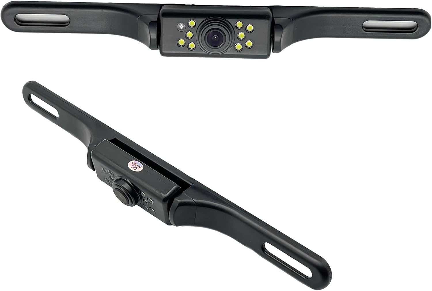 YIMU Car Backup Camera – License Plate Rear View Camera with 7 LED Night Vision Lights, Wide Angle & IP69K Waterproof Design