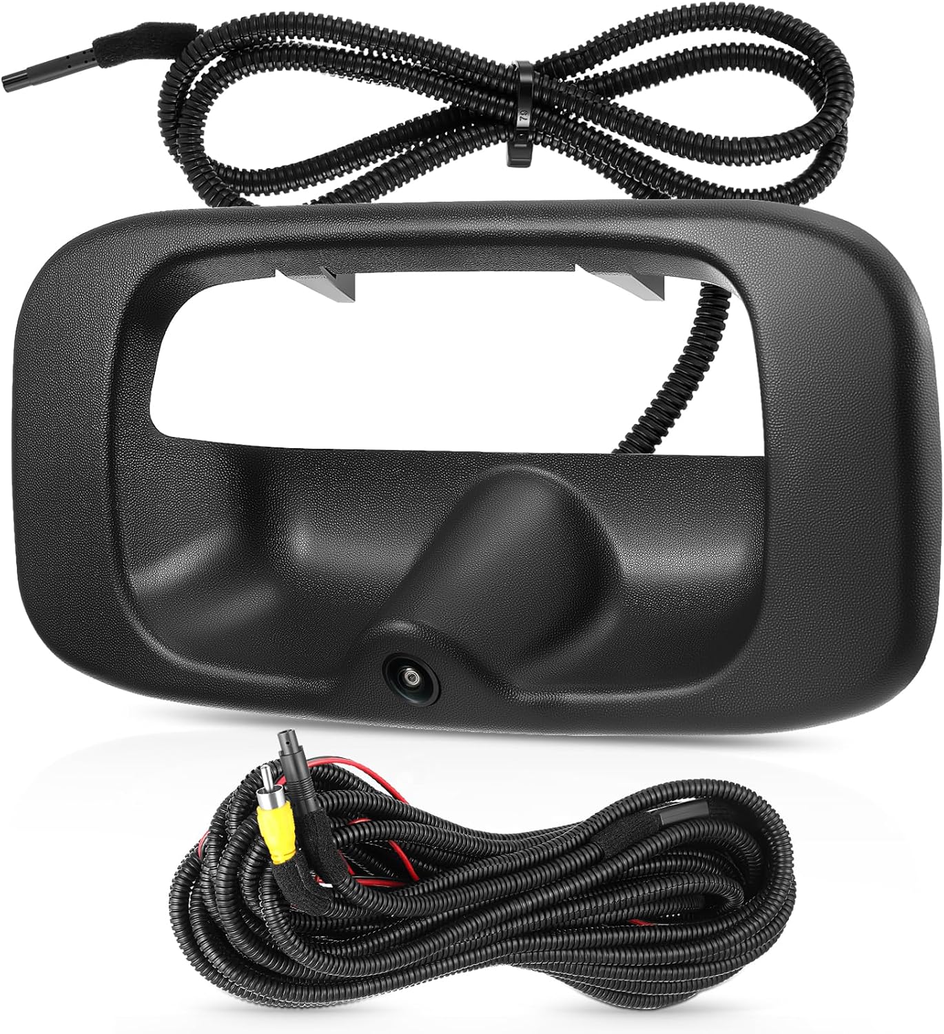 Tailgate Handle Backup Camera – Compatible with Chevy Silverado & GMC Sierra 1500/2500/3500 HD (1999–2007 Classic) Rear View Park Assist Camera RCA Plug Replacement 15228539