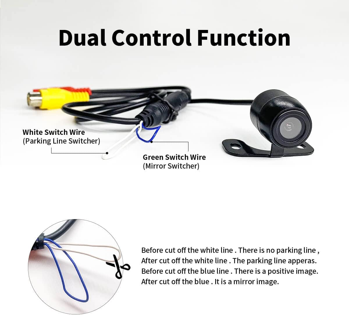 ORANGLES HD CMOS Wide Angle Backup Camera – Rear/Front/Side View Reverse Parking Camera with Waterproof Design & Dual Installation Options for Cars - angled perspective - Image 4 of 4 | excellent for daily use | New York | Free Shipping ORANGLES