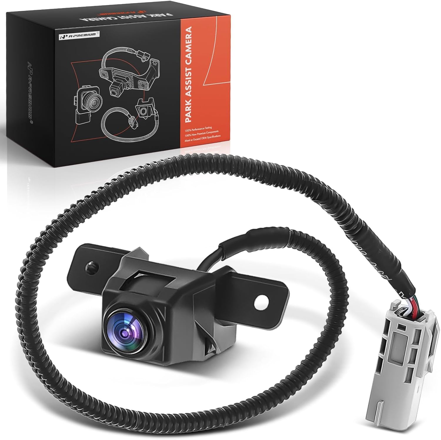 A-Premium Rear View Backup Camera – Park Assist Reverse Camera Compatible with Chevrolet Malibu, Volt & Buick LaCrosse Models